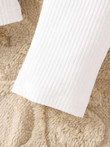 女嬰刺繡上衣和褲子套裝 - 彩色 - 查看 8