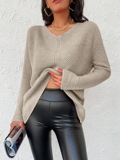 EURMUSE Asymmetrisk Enkel Enkel Tröja