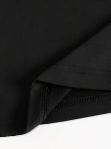 INAWLY 女士純色短袖短款t卹 - 彩色 - 查看 5