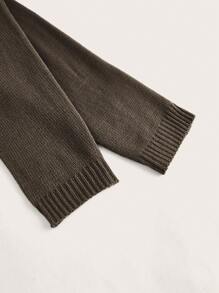 PUNK 女士毛衣 - 咖啡棕 - 查看 4