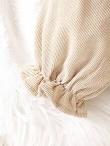 女嬰刺繡上衣和褲子套裝 - 彩色 - 查看 3