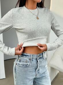 Chiquease 2 piezas Camiseta térmica de manga larga con forro térmico - Multicolor - Ver 5