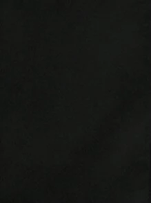 SHEIN Clasi Long Woolen Coat With Pointed Lapel Collar And Double-breasted Buttons - Black - View 7