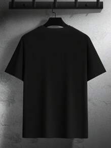 Manfinity LEGND Nam Kích thước lớn In Ngắn tay Áo thun - màu đen - Xem 2