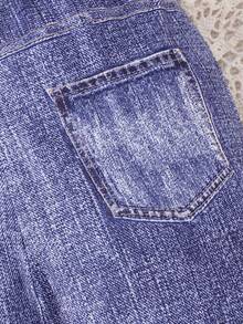 Baby Girls' Ripped Jeans Pants - Blue - View 5