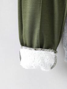 SHEIN 男童簡約舒適街頭休閒 3 件/套運動褲 - 彩色 - 查看 4