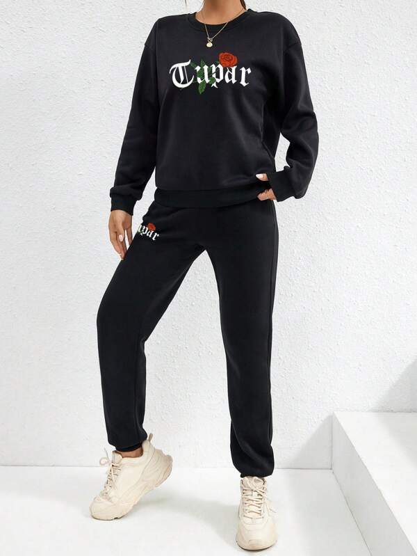 Survêtement Femme 2 Pièces - Sweat à Capuche Et Pantalon Jogging - Polyester Doux - Tenue Décontractée Sport Ou Streetwear