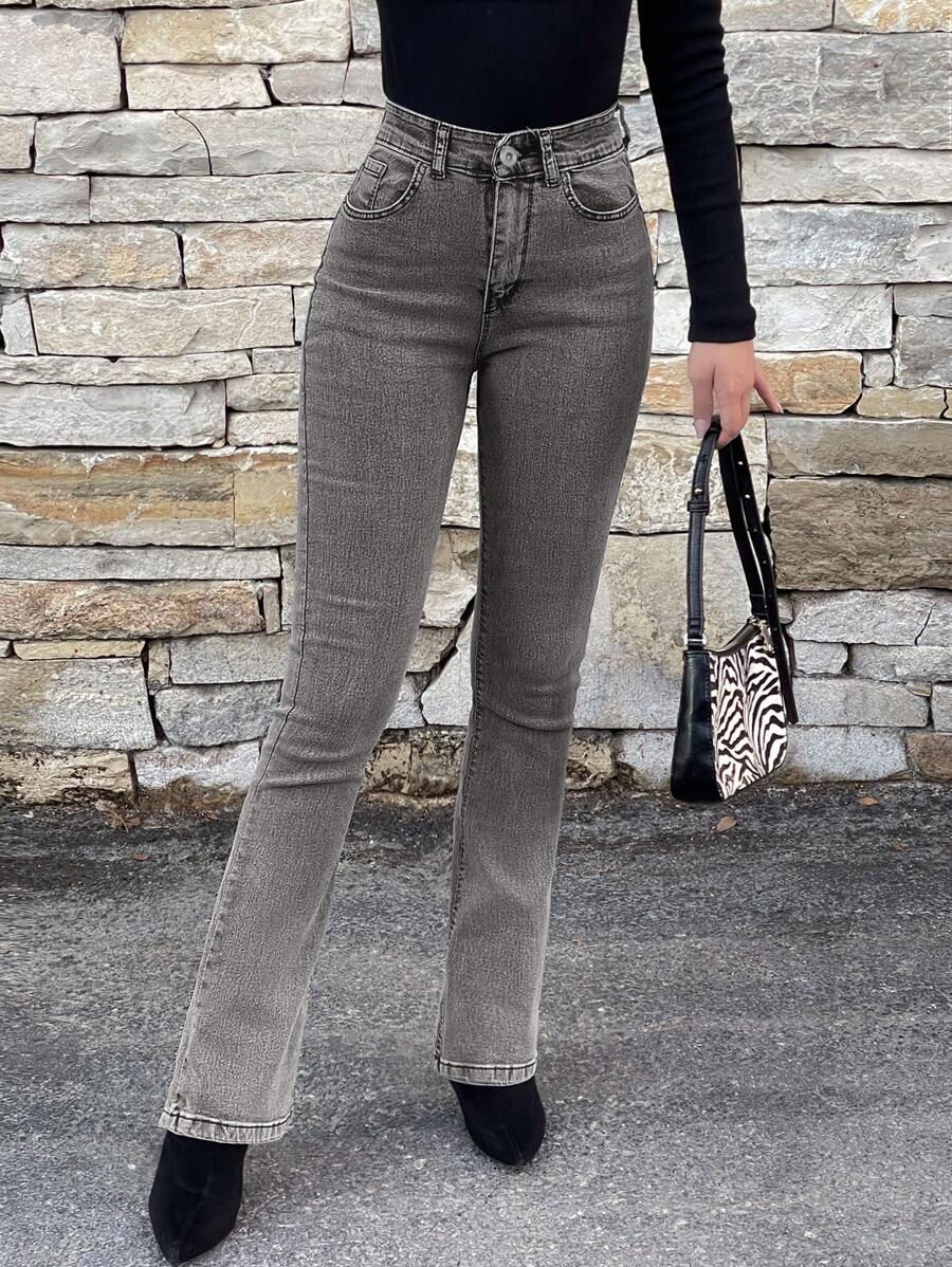 EURMUSE Flare Leg Jeans