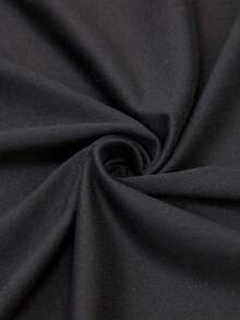 Plus Size Solid Color Front Open Bomber Jacket With Pockets