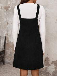 SHEIN LUNE 女士圓領長袖t恤和吊帶裙套裝 - 彩色 - 查看 2