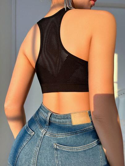 EasyFave Sports BH Letter Print Racerback view 2