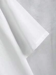 Manfinity Homme Men Plus Size 3pcs Casual Solid Round Neck Short Sleeve Tee