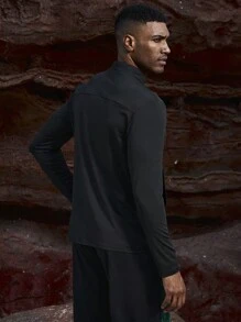 Manfinity Sport Corelite 男士字母印花运动夹克 运动上衣