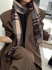 DAZY Khối màu Đúng mốt Của phụ nữ Khăn quàng cổ - Nhiều màu - Xem 1