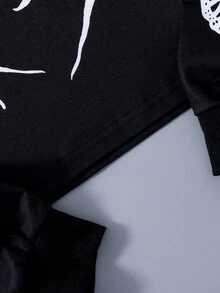 少女蝴蝶印花卫衣 - 彩色 - 查看 6