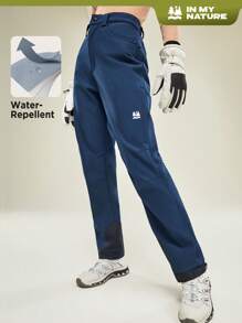 In My Nature In My Nature Pattern Printed Outdoor Trousers With Diagonal Pockets
