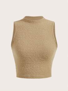 Chiquease Màu thuần Của phụ nữ Áo ba lỗ - Nhiều màu - Xem 6