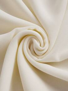 ROMWE PUNK Plus Two Tone Asymmetrical Hem Dress - Multicolor - View 4