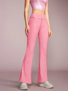 GLOWMODE 31" Featherfit™ 帶束口喇叭褲 - 粉色 - 查看 8