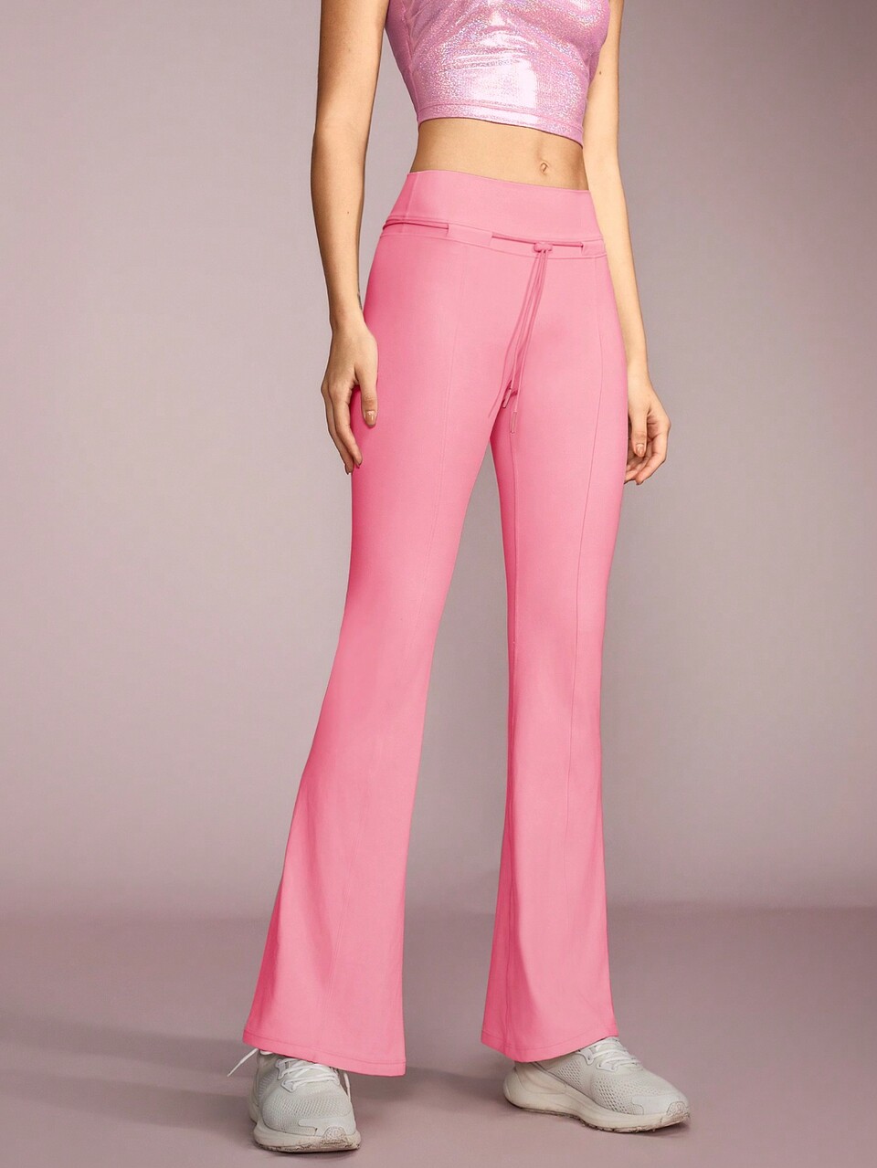 31" FeatherFit™ Drawstring Flared Leggings