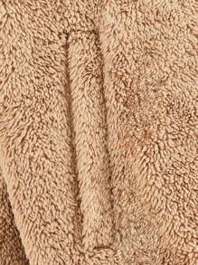 Manfinity VCAY 1 chiếc áo khoác mùa đông dài tay có khóa kéo cỡ lớn cho nam - Màu Khaki - Xem 6