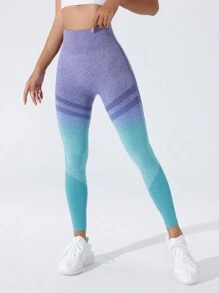 Liền mạch Căng cao Quần Xà cạp thể thao Xà cạp tập luyện - Nhiều màu - Xem 2