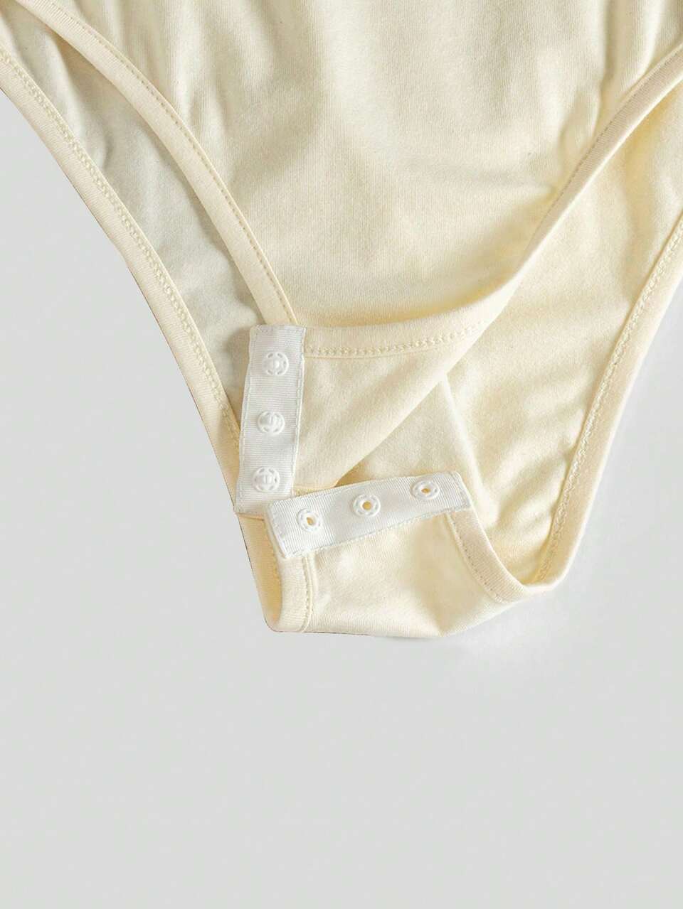 Long Sleeve Solid Color Bodysuit