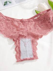 12入組女士實色蕾絲三角褲內衣褲 - 彩色 - 查看 5