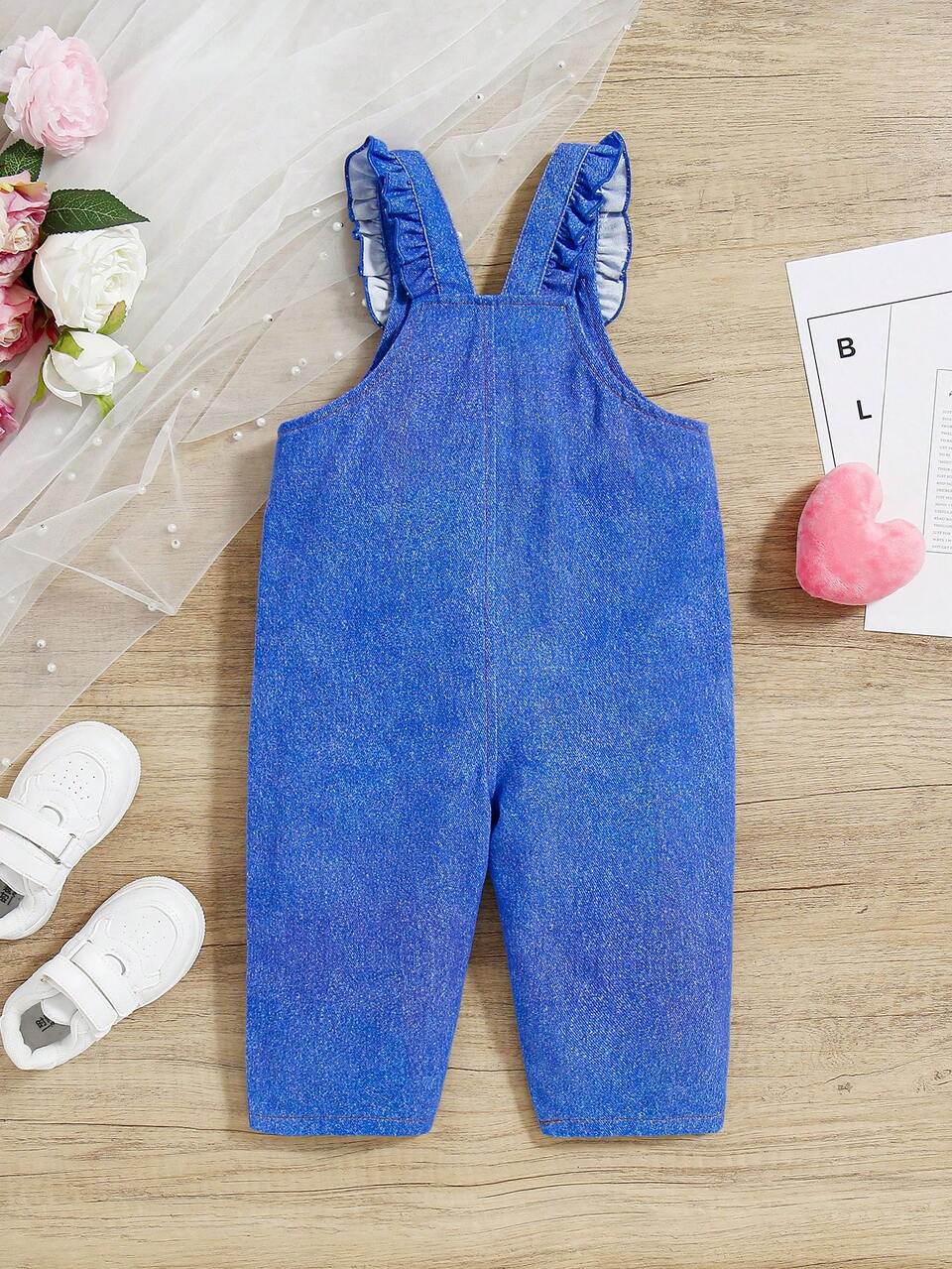 Baby Girl Casual Cute Pattern Overalls Jumpsuit