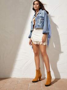 Styleloop Women's Fashionable Outdoor Summer Boots - Brown - View 4