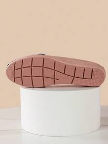 Women's Fashionable Height Increasing Loafers - Pink - View 5