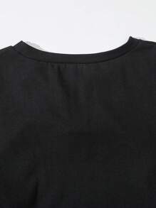 Cami Top & Plaid Pleated Skirt & Crop Sweatshirt - Multicolor - View 6