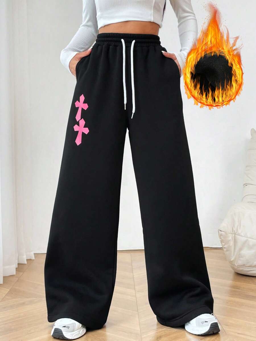 SHEIN EZwear 女性衛生褲 - 黑色 - 查看 1