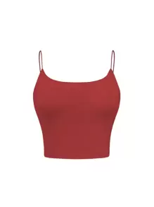 SHEIN Unity Màu thuần Phù hợp Áo ba lỗ Áo - Nhiều màu - Xem 6
