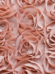 Little Girls' Pink Dress - Pink - View 5