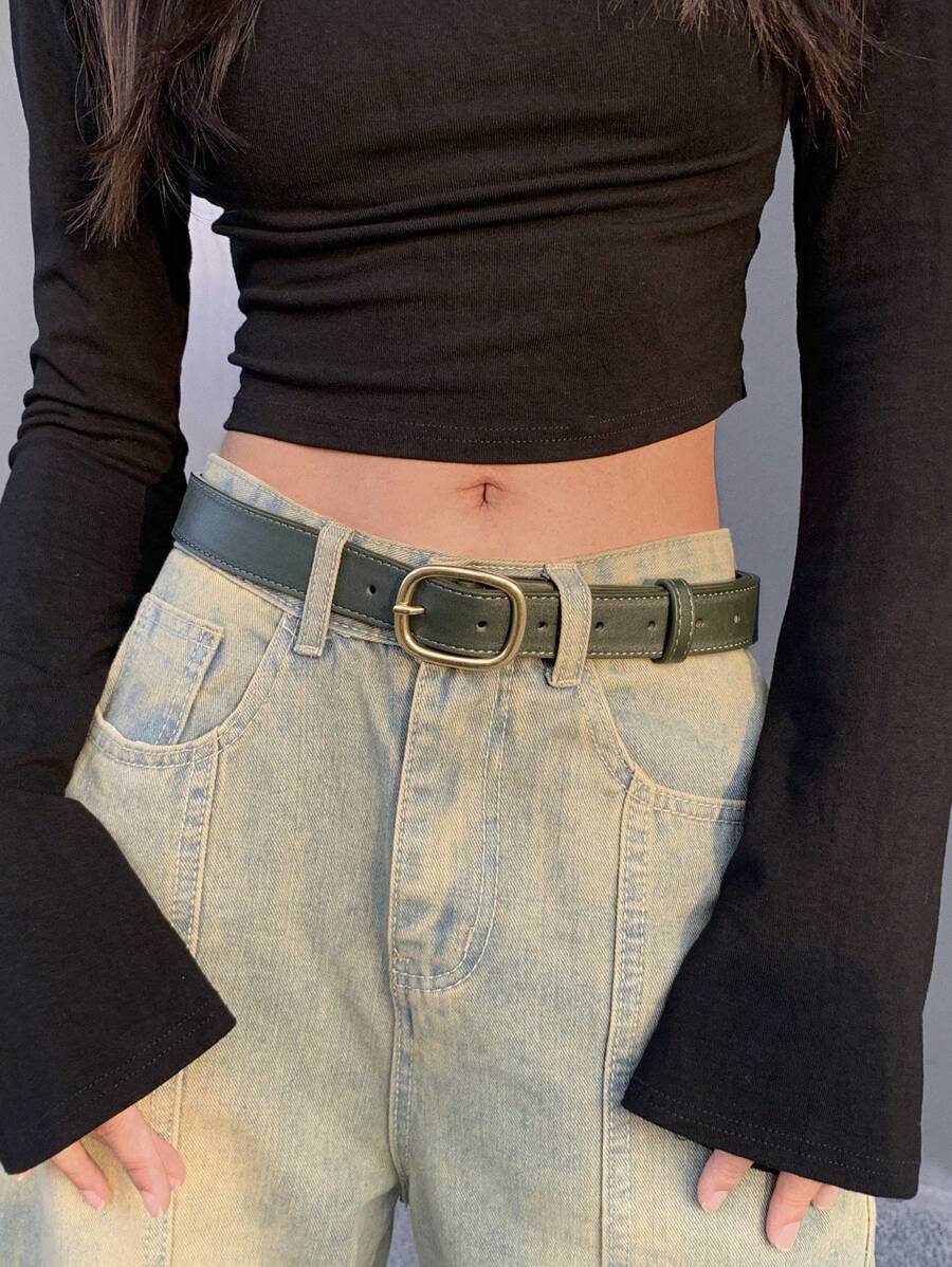 DAZY Women Belts - Army Green - View 1