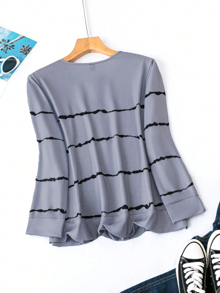 Women's Plus Size Half-Zipper Sweatshirt Pullover Fall Sweatshirt