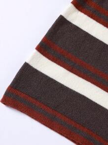 Manfinity Homme Men's Striped Cardigan Sweater With Front Button Closure - Grey - View 6