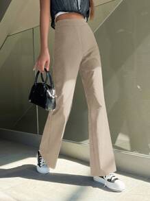 Dazy Star Women's Flared Pants - Khaki - View 1