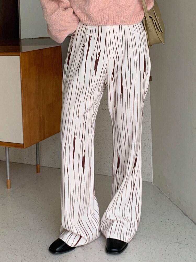Women's Striped Trousers