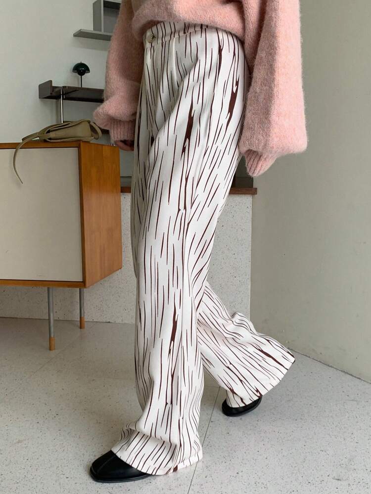 Women's Striped Trousers