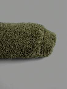 SHEIN 男童2入組字母貼花泰迪連帽汗衫套裝 - 綠色 - 查看 4