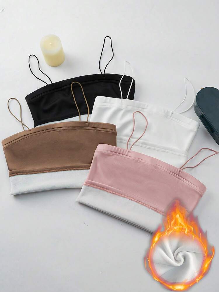 Women'S Thickened Fleece Cami Top