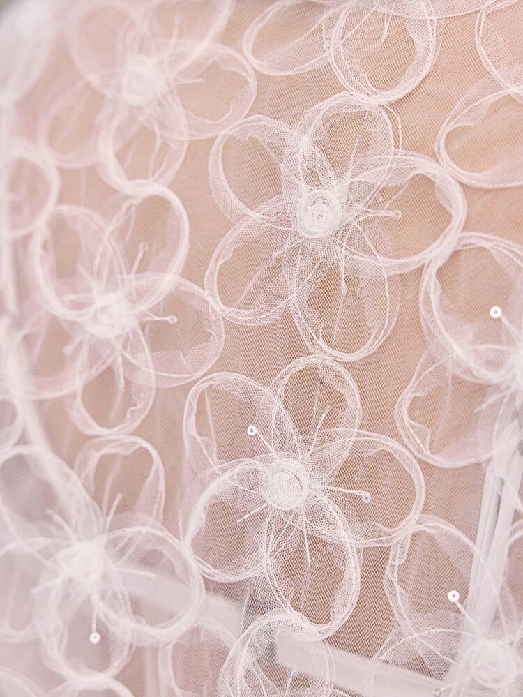 Women's Sheer Mesh Button Front Shirt Fall Cloth For Women