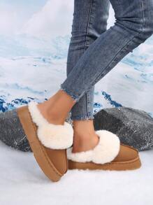 ROMWE Fairycore 女士室內拖鞋 - 棕色 - 查看 7