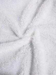 SHEIN Tween Boys' Casual Letter Patch Thermal Lined Baseball Collar Cardigan Thick Warm Woven Jacket - Blue - View 4