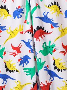 Nam In Khủng long áo có mũ Áo liền quần Nhà  Mặc - Nhiều màu - Xem 5