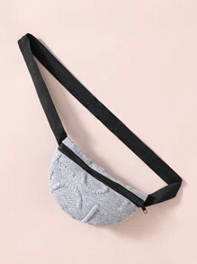 SHEIN Tween Boy Letter Texture Fabric Sweatshirt, Sweatpants And Backpack Multi-Piece Set Chic Outfits For Autumn/Winter