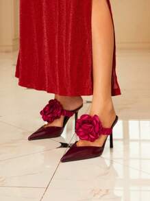 CUCCOO SZL Women's High-heeled Shoes - Burgundy - View 6