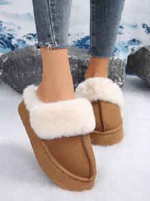 ROMWE Fairycore 女士室內拖鞋 - 棕色 - 查看 5